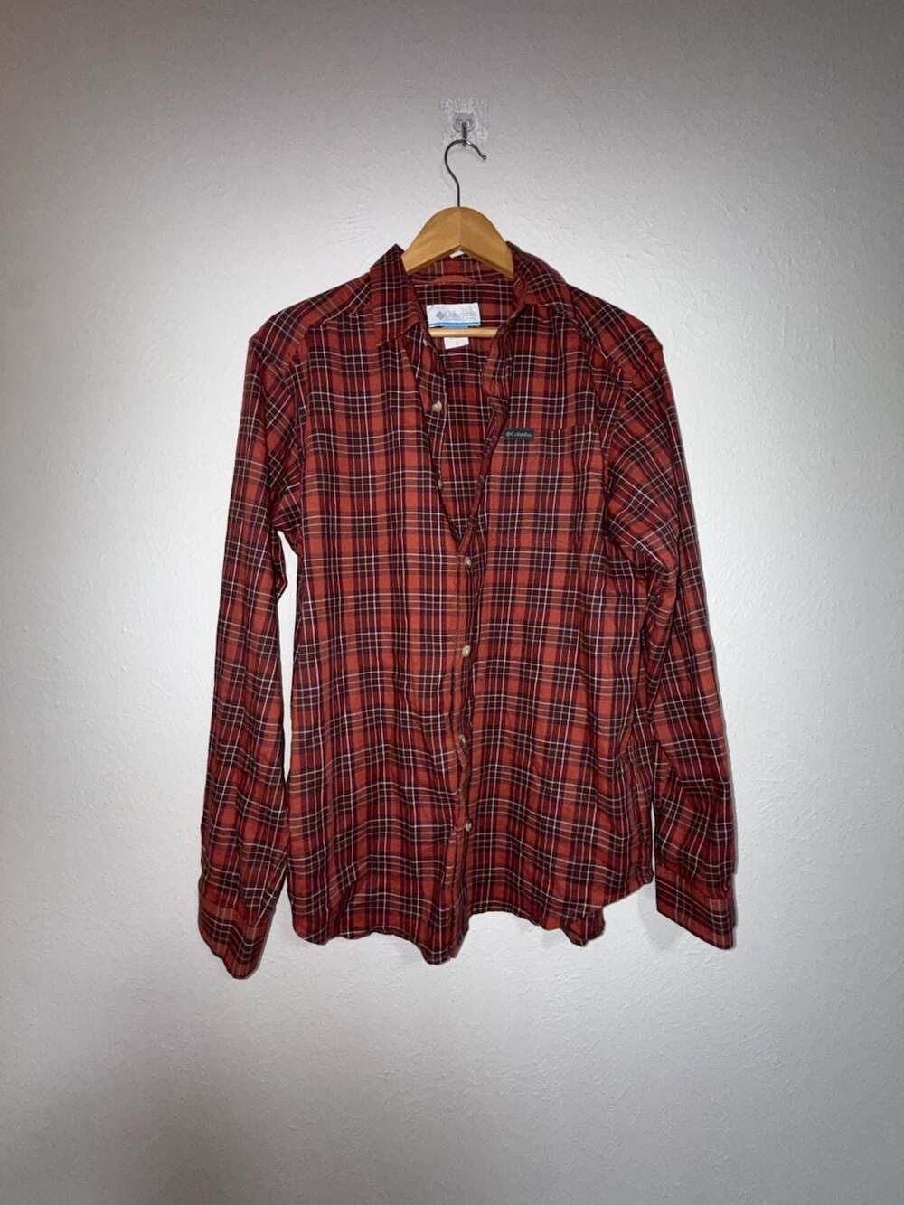 Columbia Sportswear Mens Long Sleeve Plaid Button Down Shirt